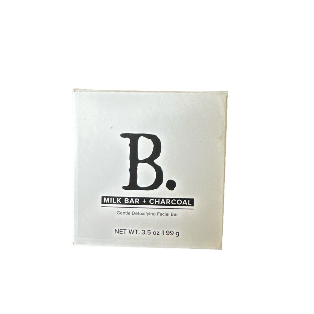 Beekman 1802 Milk Bar + Charcoal 3.5 oz Gentle Detoxifying Facial Bar New
